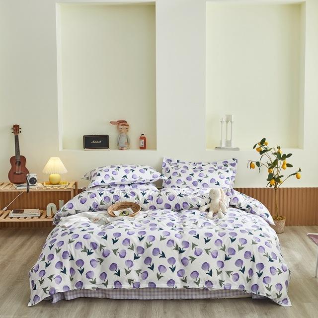 Yellow Pastoral Bedding set
